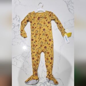 Carter'sToddler Girls One-Piece Floral-Print 100% Snug-Fit Footed Pajamas